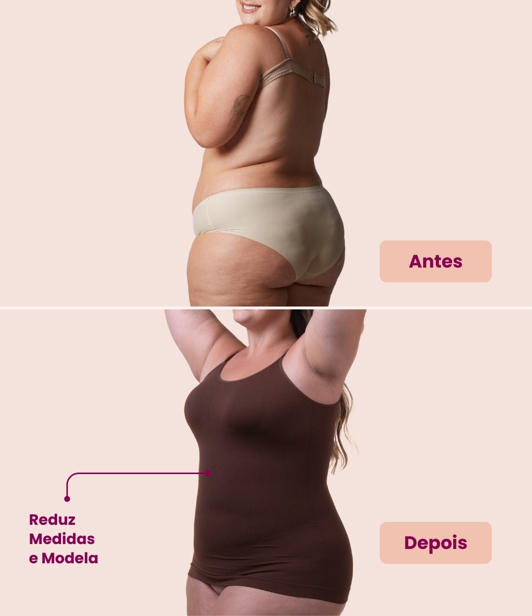Cami Shaper - Camiseta Modeladora 3 em 1 (50% OFF) - Midastime