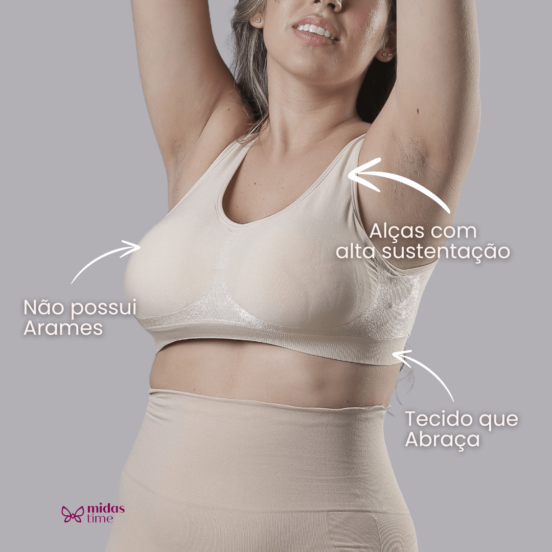 Combo Especial - 2 Sutiãs Ajuste Perfeito - Conforto Para Uso Diário - Midastime