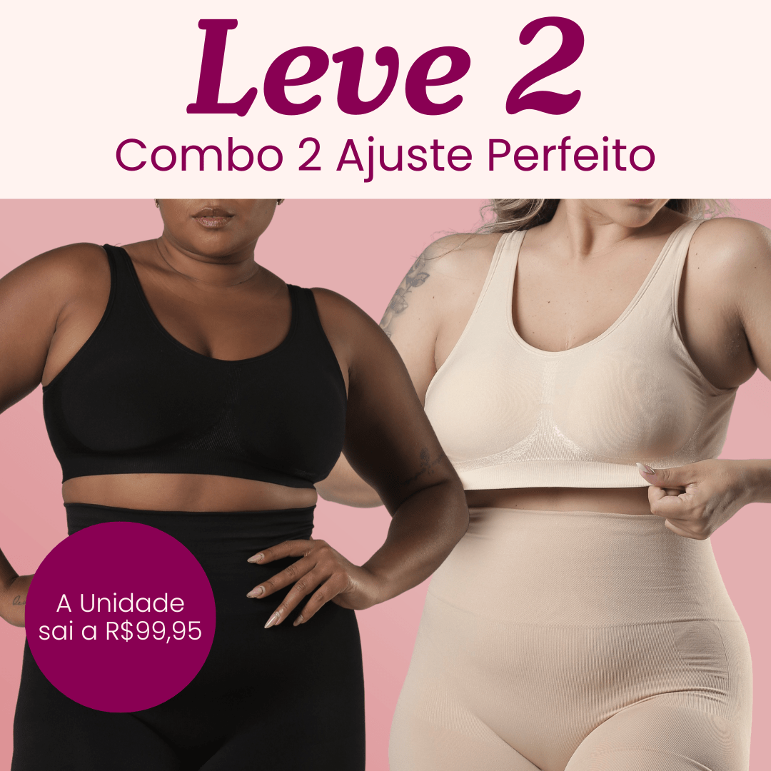Combo Especial - 2 Sutiãs Ajuste Perfeito - Conforto Para Uso Diário - Midastime