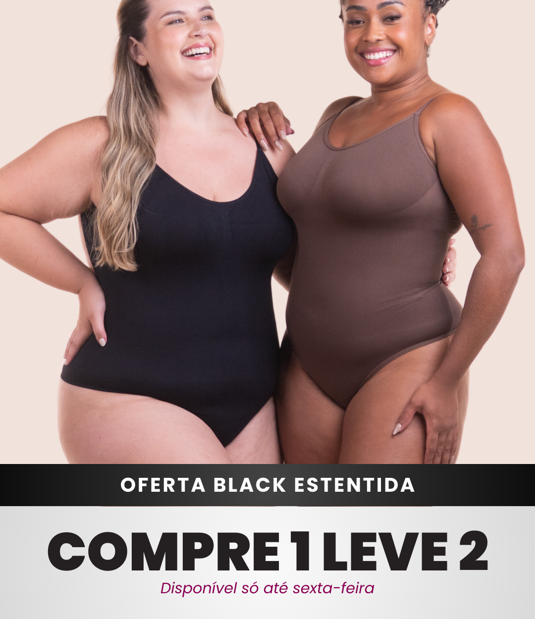 2 Bodys Curve Tanga - Compre 1 Leve 2
