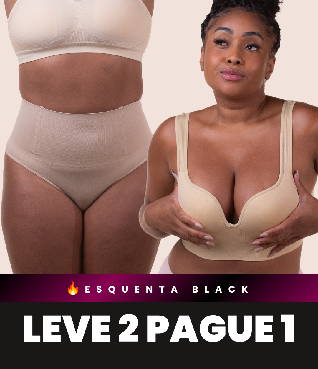 Bermuda Up Shaper + Calcinha Hope - Combo Irresistível