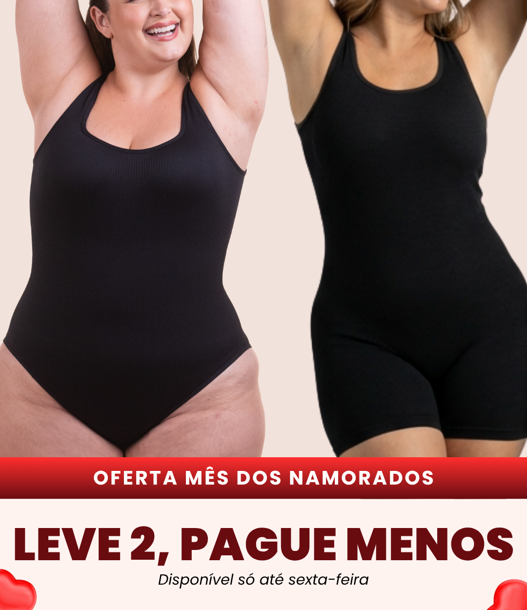 Body Shaper + Macaquinho Shaper - Combo Irresistível