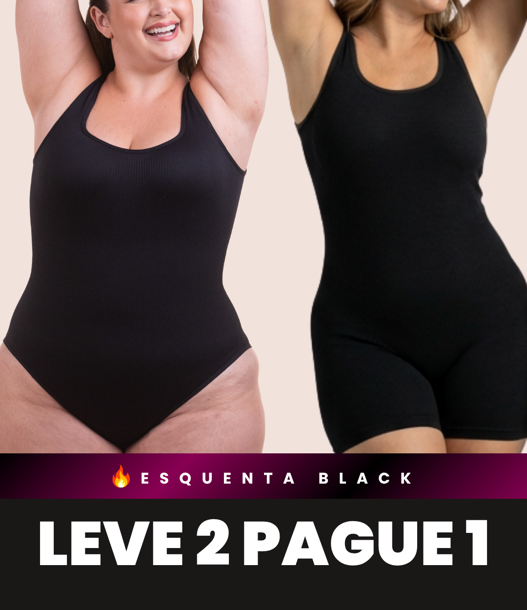 Body Shaper + Macaquinho Shaper - Combo Irresistível