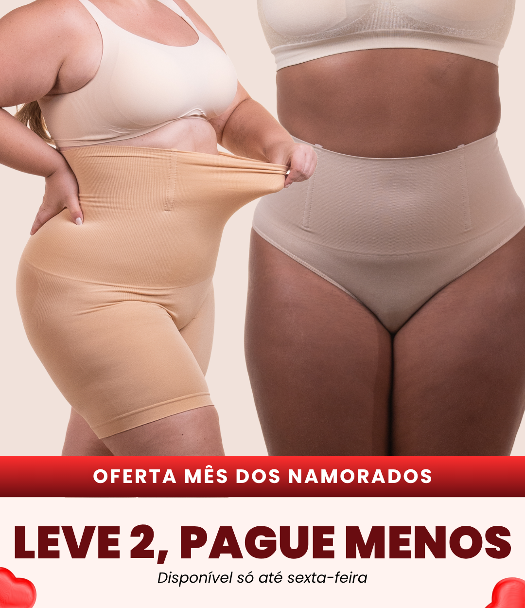 Bermuda Up Shaper + Calcinha Hope - Combo Irresistível