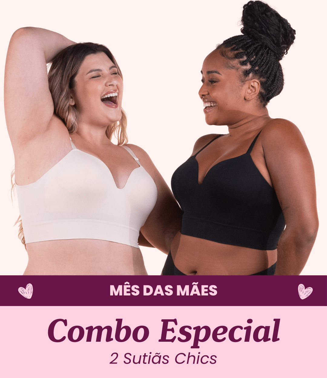 2 Sutiãs Chic - Combo Especial - Midastime