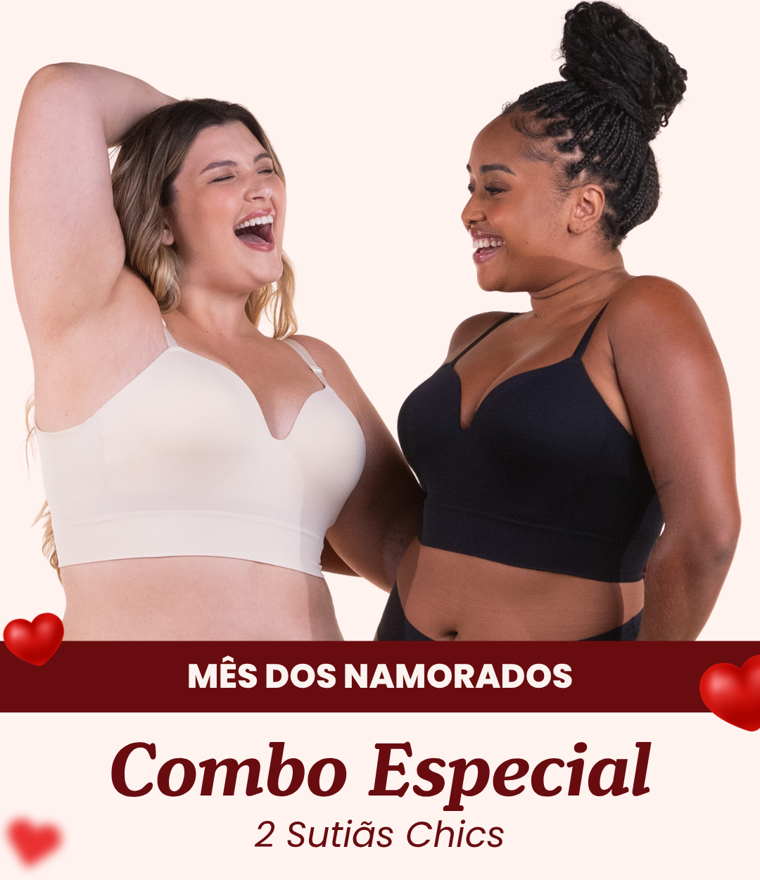 2 Sutiãs Chic - Combo Especial