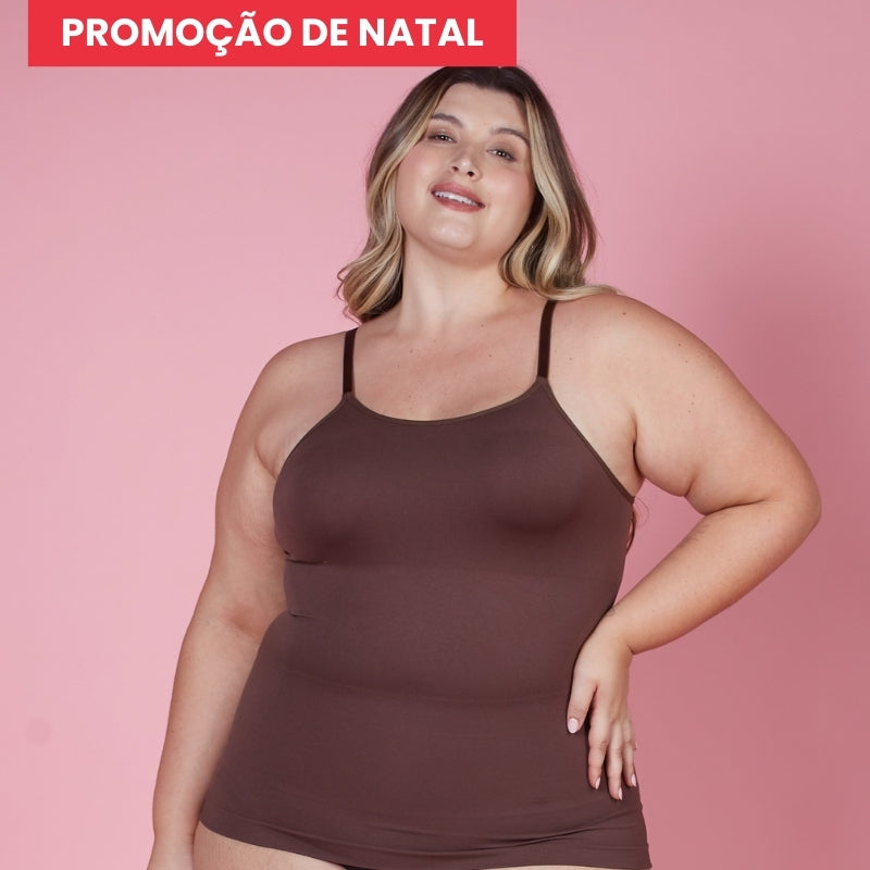 Cami Shaper - Camiseta Modeladora 3 em 1