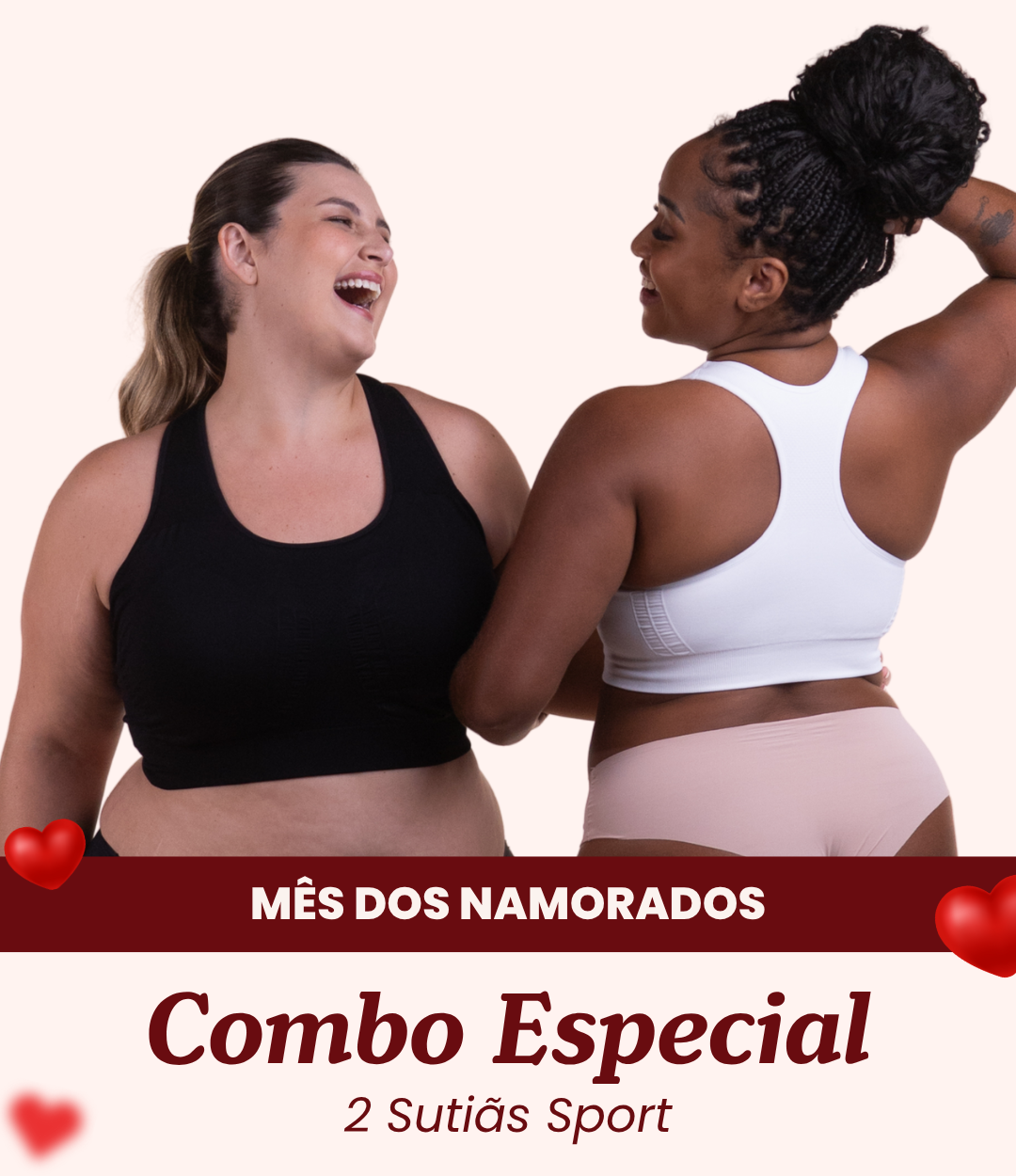 2 Sutiãs Sport - Combo Especial