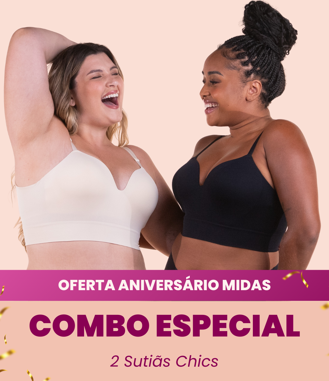 2 Sutiãs Chic - Combo Irresistível