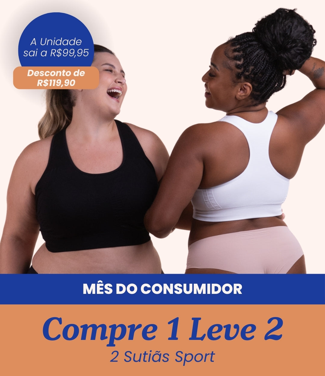 2 Sutiãs Sport - Combo Especial