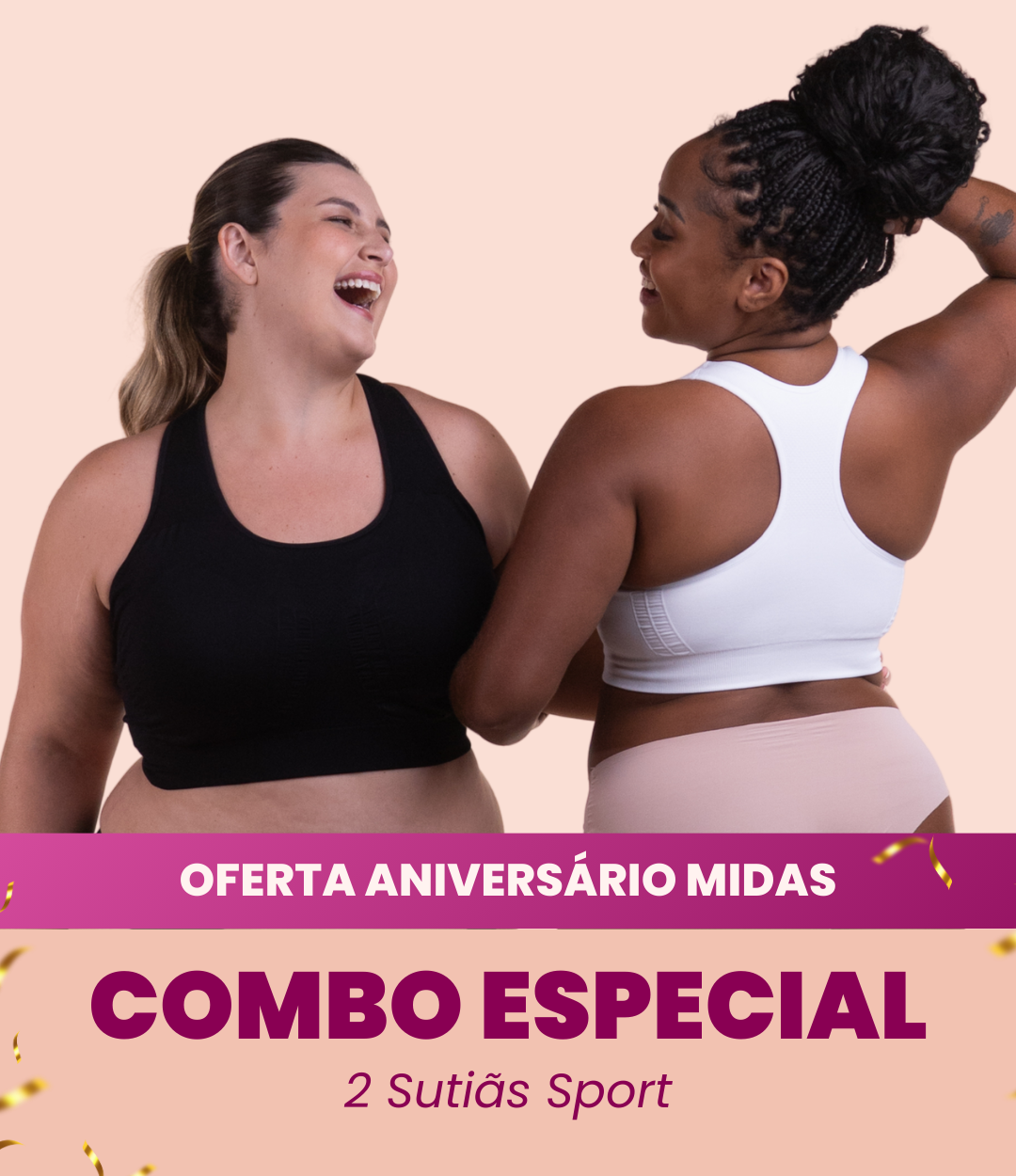 2 Sutiãs Sport - Combo Irresistível