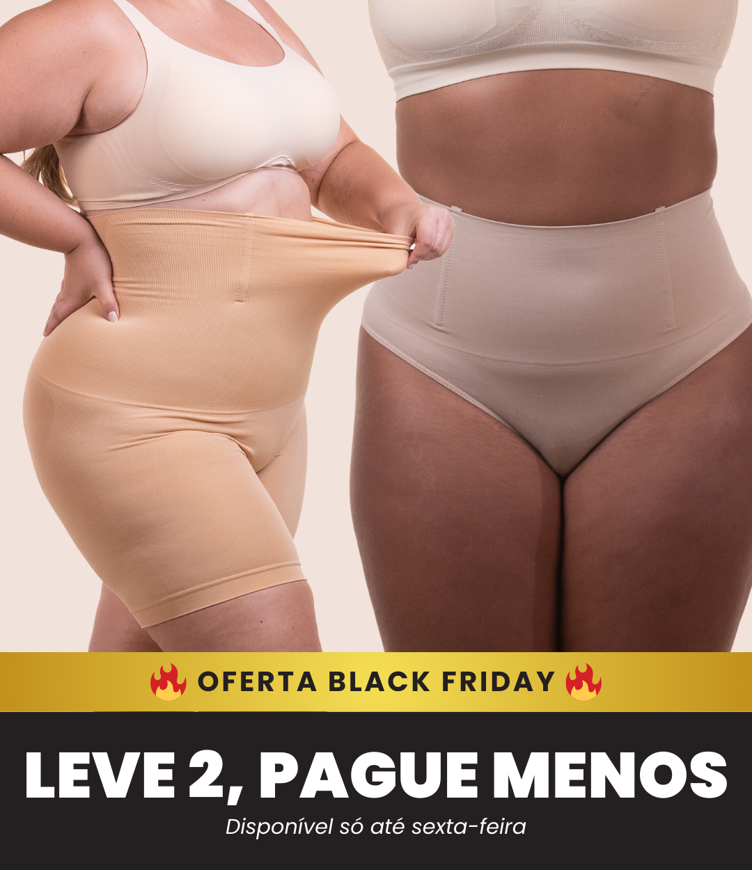 Bermuda Up Shaper + Calcinha Hope - Combo Irresistível