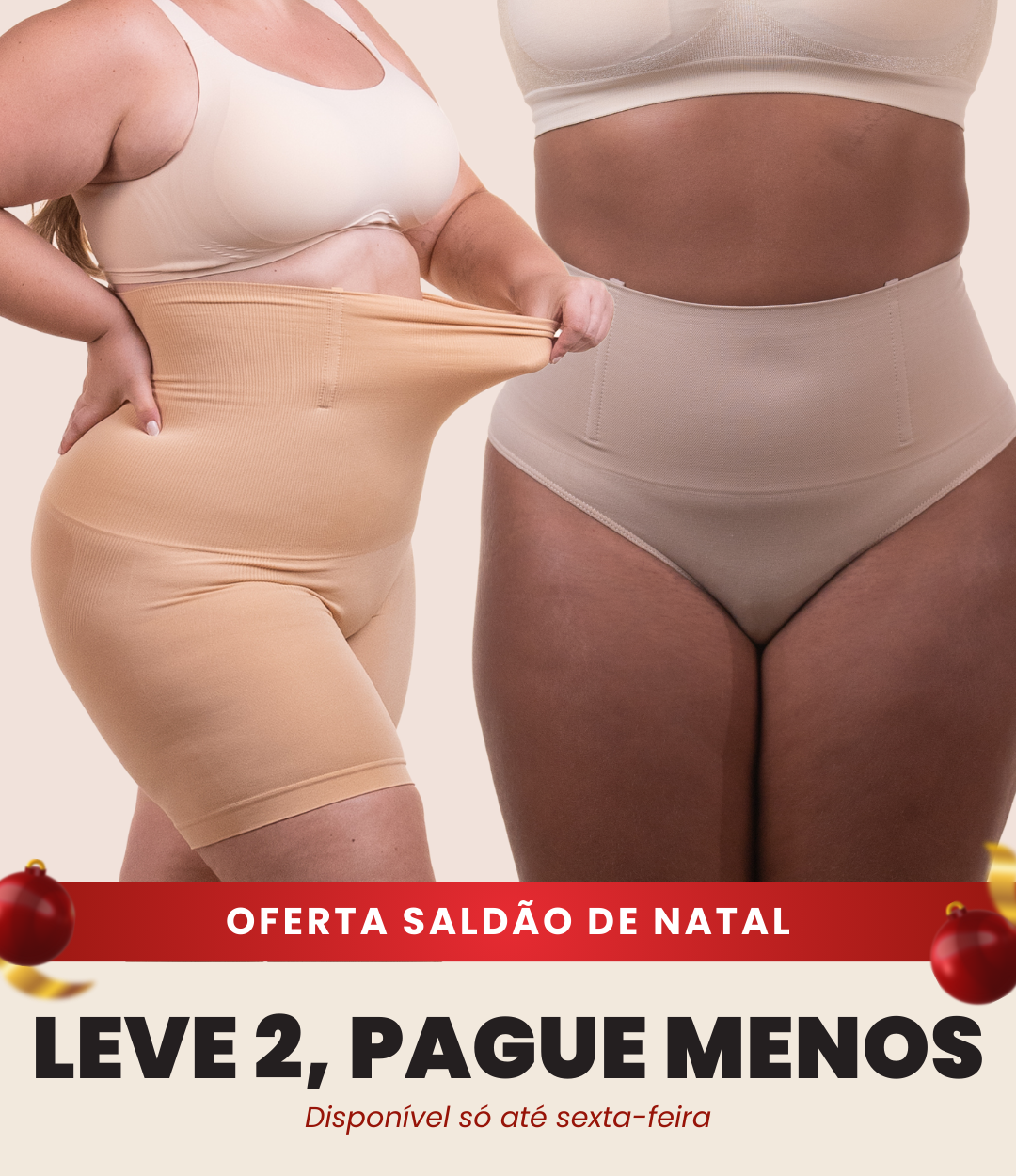 Bermuda Up Shaper + Calcinha Hope - Combo Irresistível