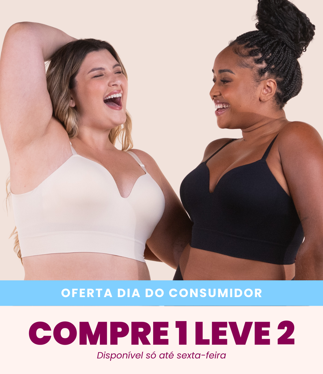 2 Sutiãs Chic - Combo Irresistível