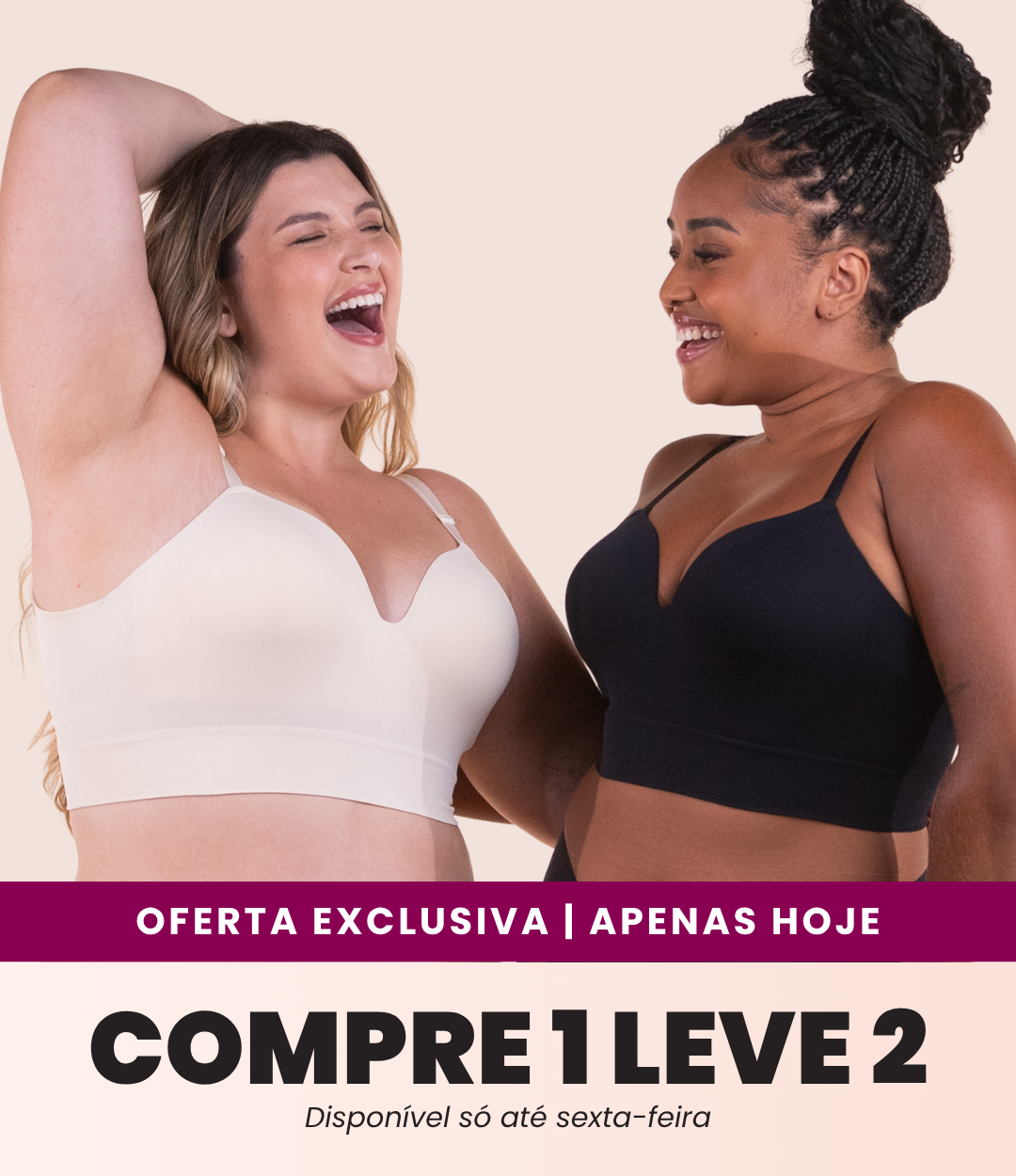 2 Sutiãs Chic - Combo Irresistível