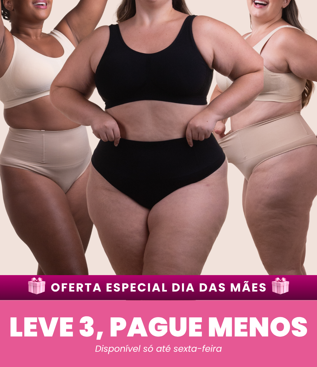 3 Calcinhas Hope - Combo Irresistível