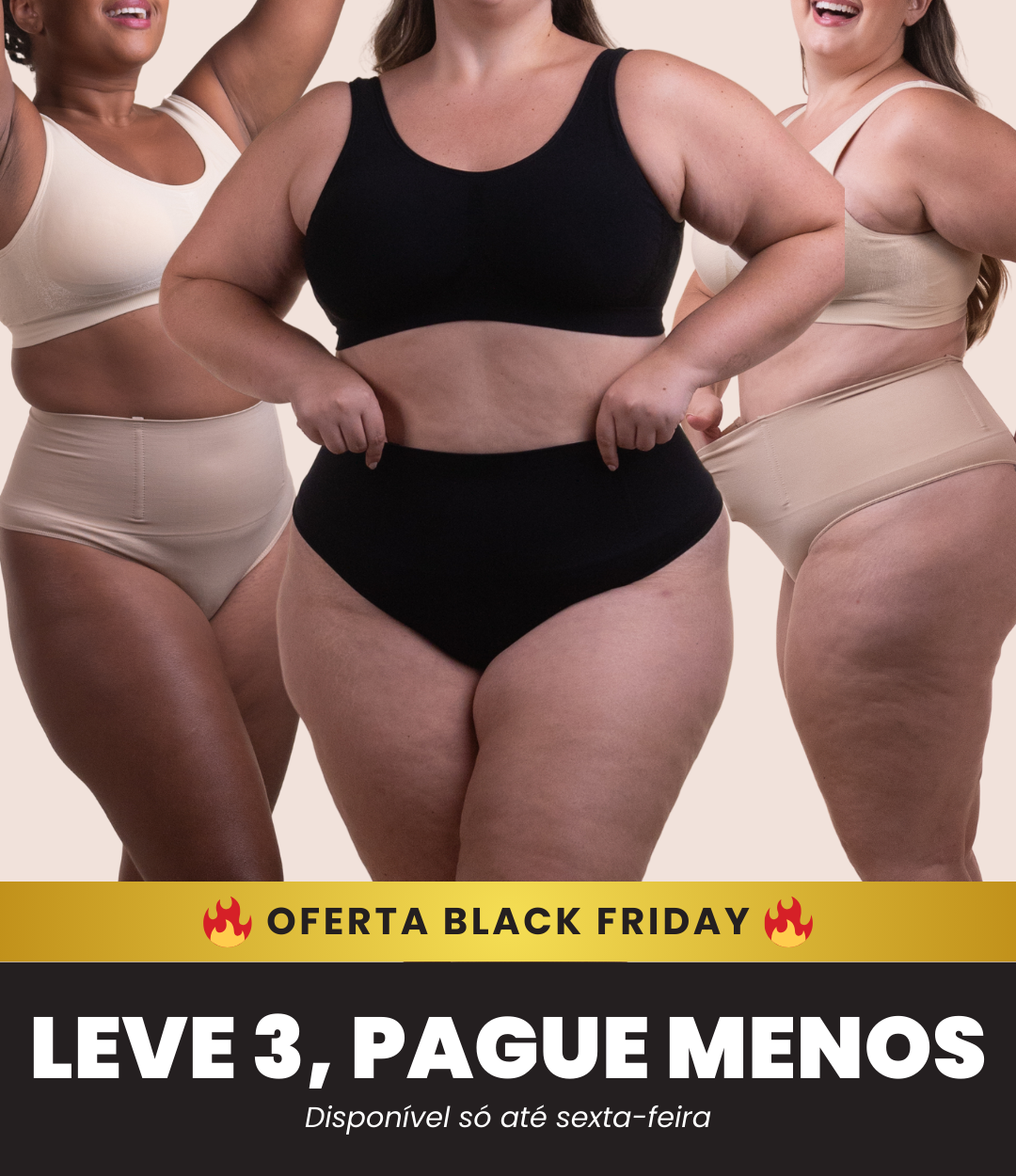 3 Calcinhas Hope - Combo Irresistível