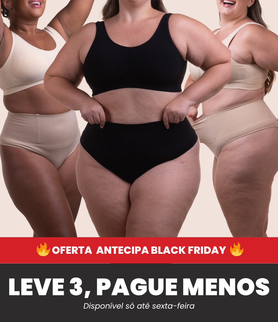 3 Calcinhas Hope - Combo Irresistível