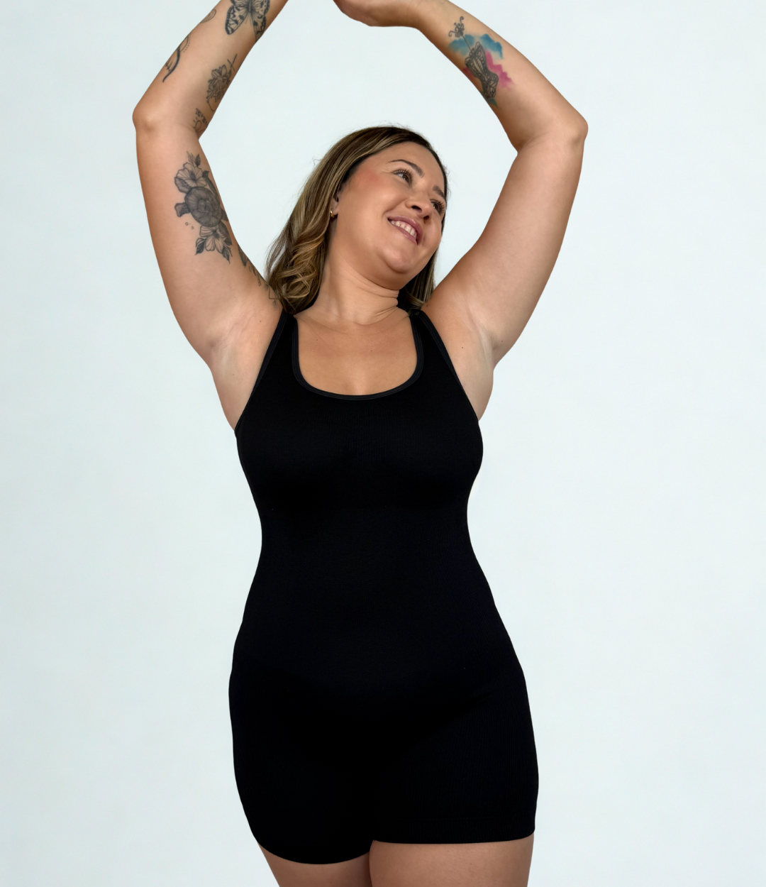 Macaquinho Shaper - Macaquinho Canelado Redutor de Medidas