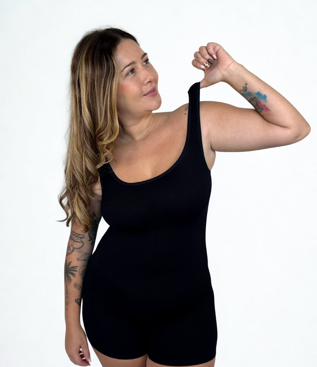 Macaquinho Shaper - Macaquinho Canelado Redutor de Medidas