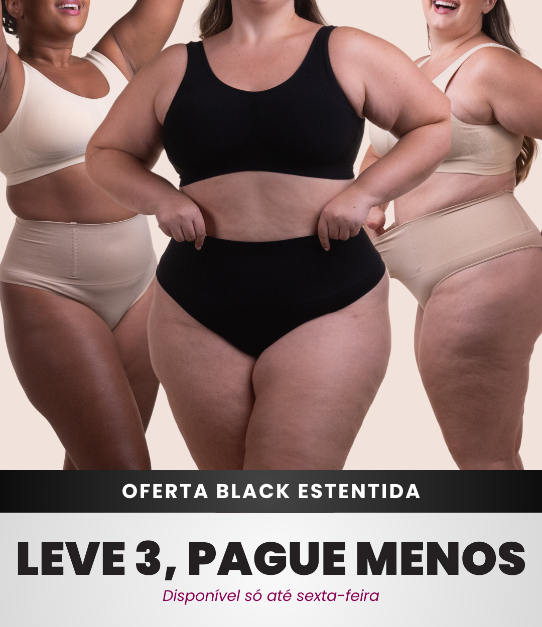 3 Calcinhas Hope - Combo Irresistível