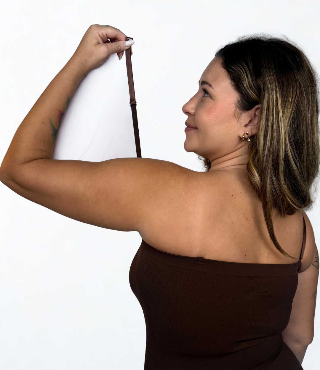 Macaquinho Slim - Macaquinho modelador tomara que caia