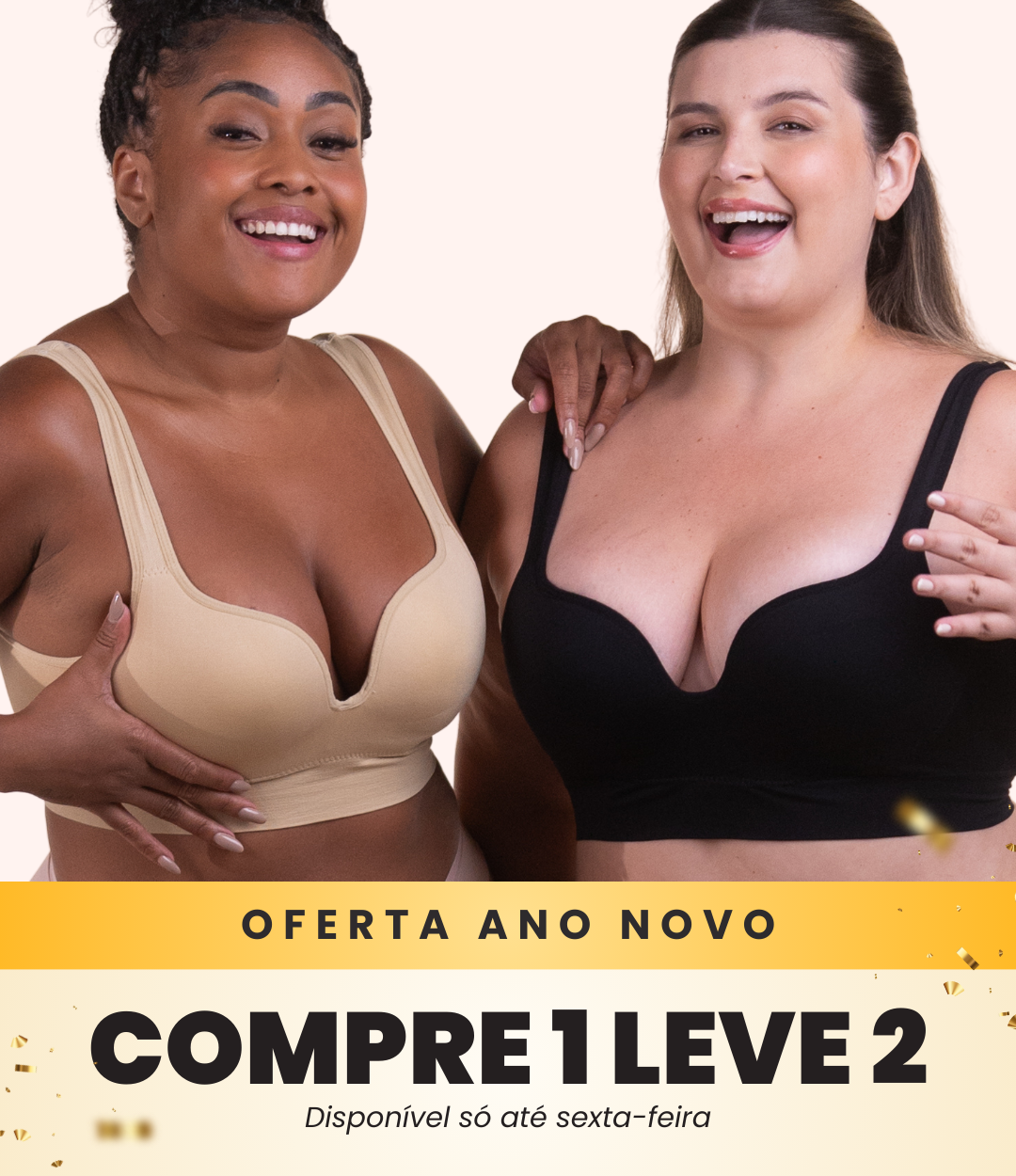 2 Sutiãs Push Up - Compre 1 Leve 2