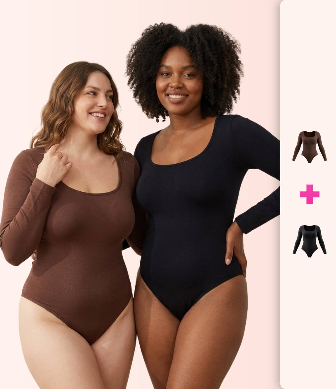 Body Confort - Body de Manga Longa  - Compre 1 Leve 2
