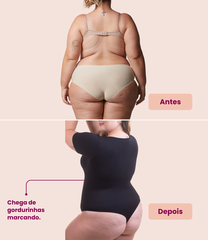 Antes e depois: Chega de gordurinhas marcando