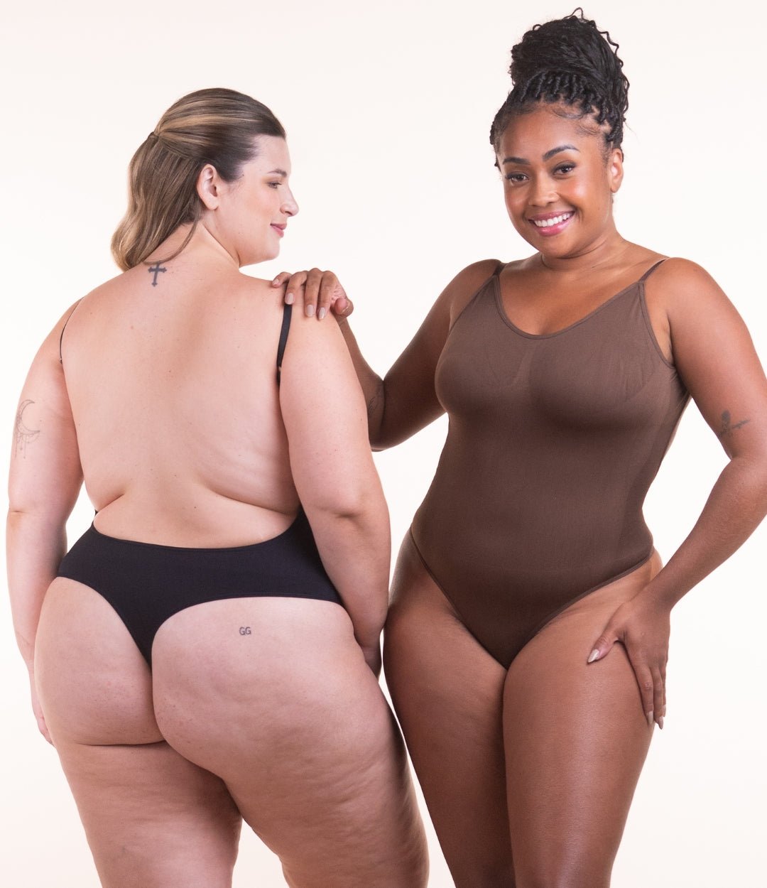 Body Curve Naked - Body Modelador Com Abertura Higiênica Costas Aberta - Midastime