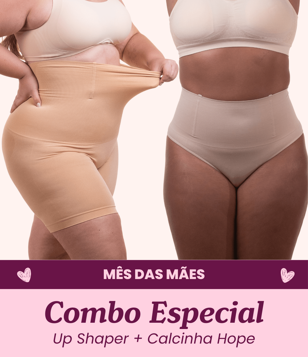 Combo Especial - 1 Bermuda Up Shaper + 1 Calcinha Hope - Midastime