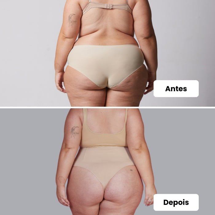 Combo Especial - 1 Body Shaper Canelado + 1 Calcinha Hope - Midastime