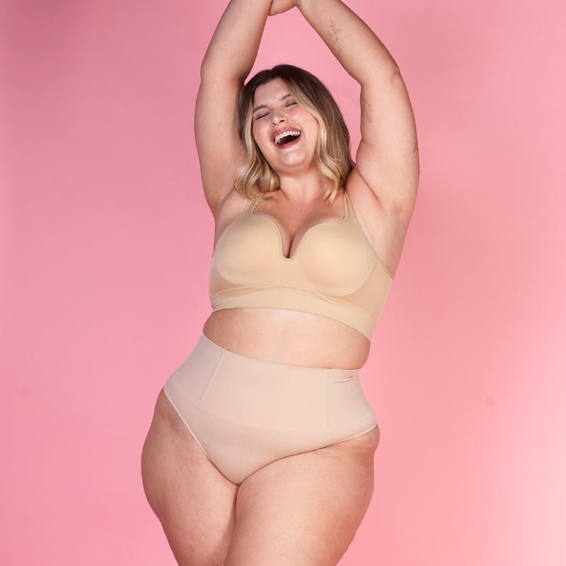 Combo Especial - 1 Body Shaper Canelado + 1 Calcinha Hope - Midastime