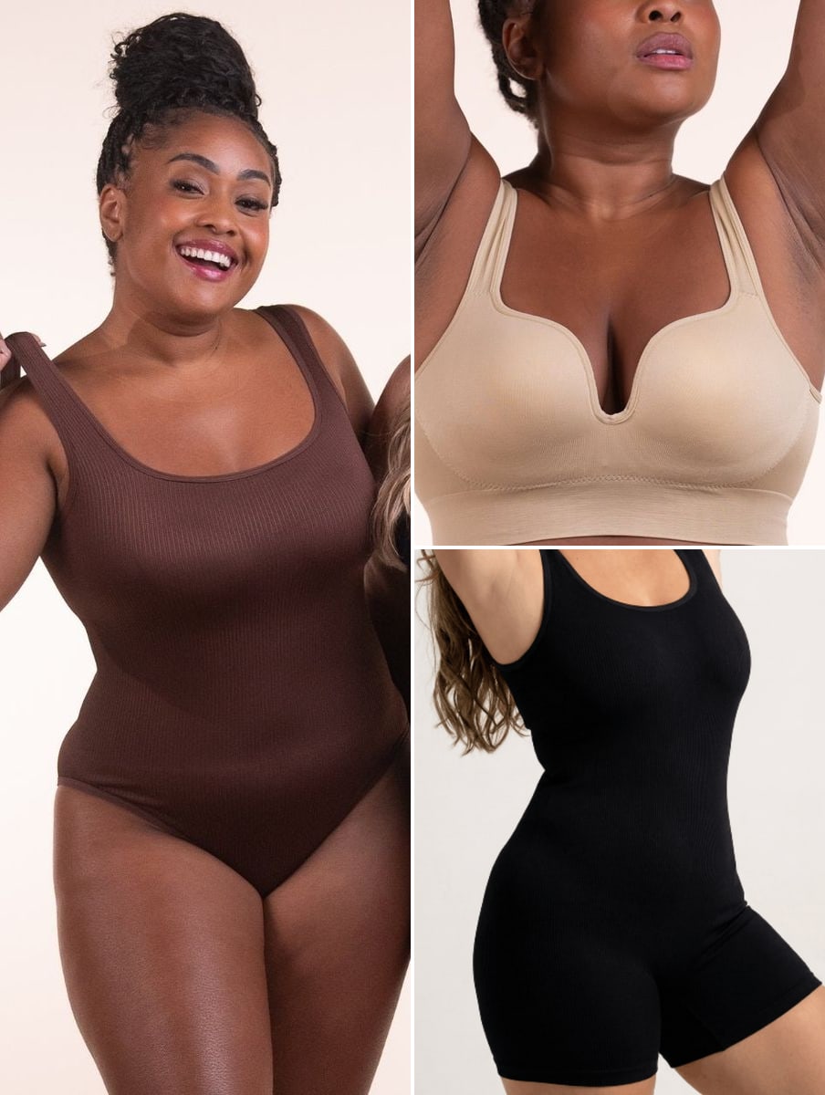 Sutiã Push Up + Body Shaper + Macaquinho Shaper