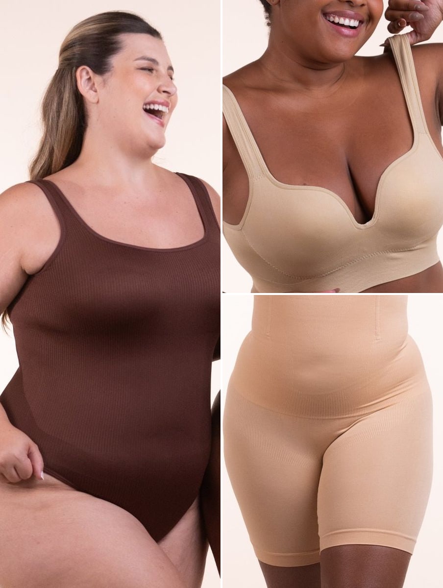 Sutiã Push Up + Body Shaper + Up Shaper