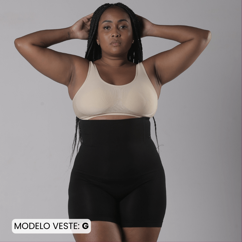 (Grátis) - Up Shaper - Bermuda Modeladora Que Não Enrola - Midastime