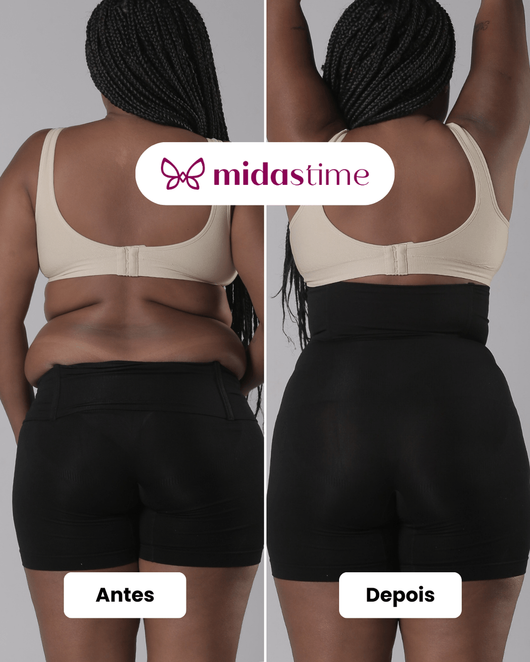 (Grátis) - Up Shaper - Bermuda Modeladora Que Não Enrola - Midastime