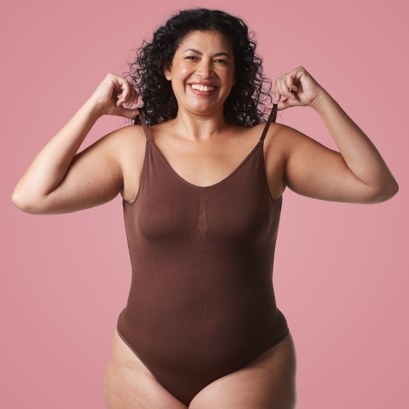 Body Curve Naked - Body Modelador Com Abertura Higiênica Costas Aberta