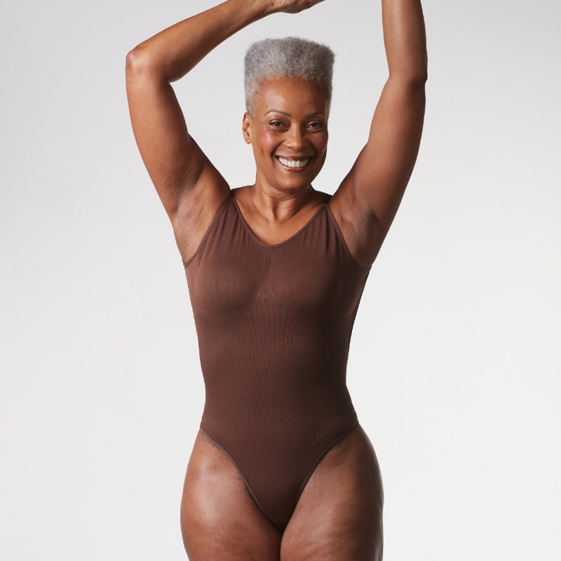 Body Curve Naked - Body Modelador Com Abertura Higiênica Costas Aberta