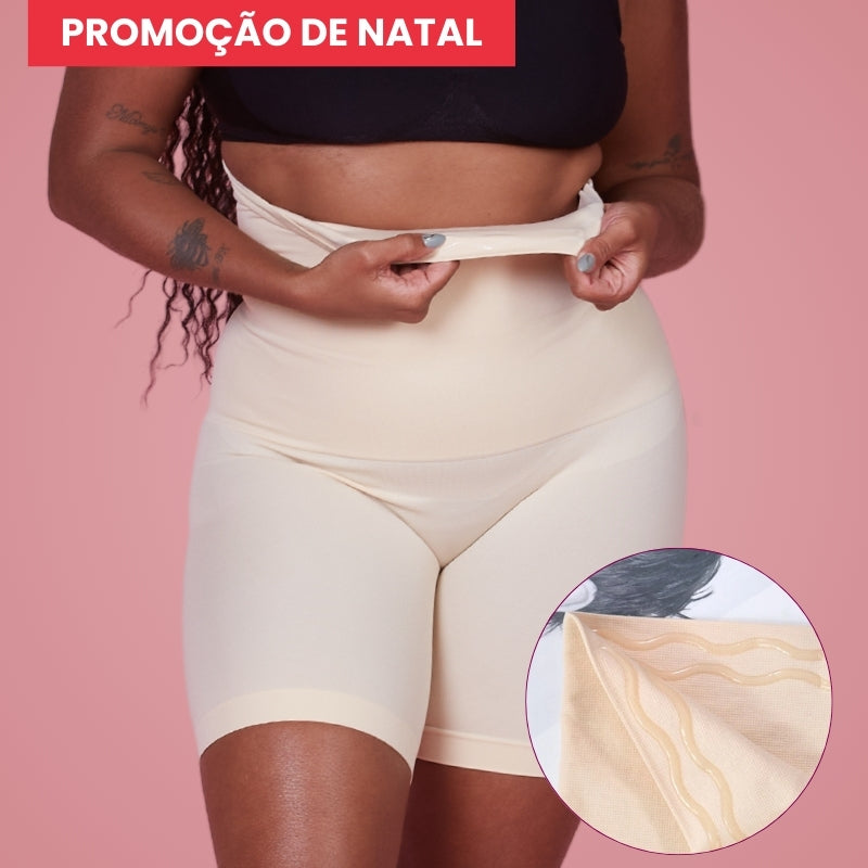 Slim Shaper - Short Modelador Com Silicones Que Não Deixam Enrolar