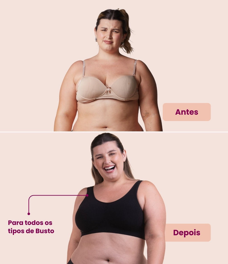 Antes e depois: Para todos os tipos de busto