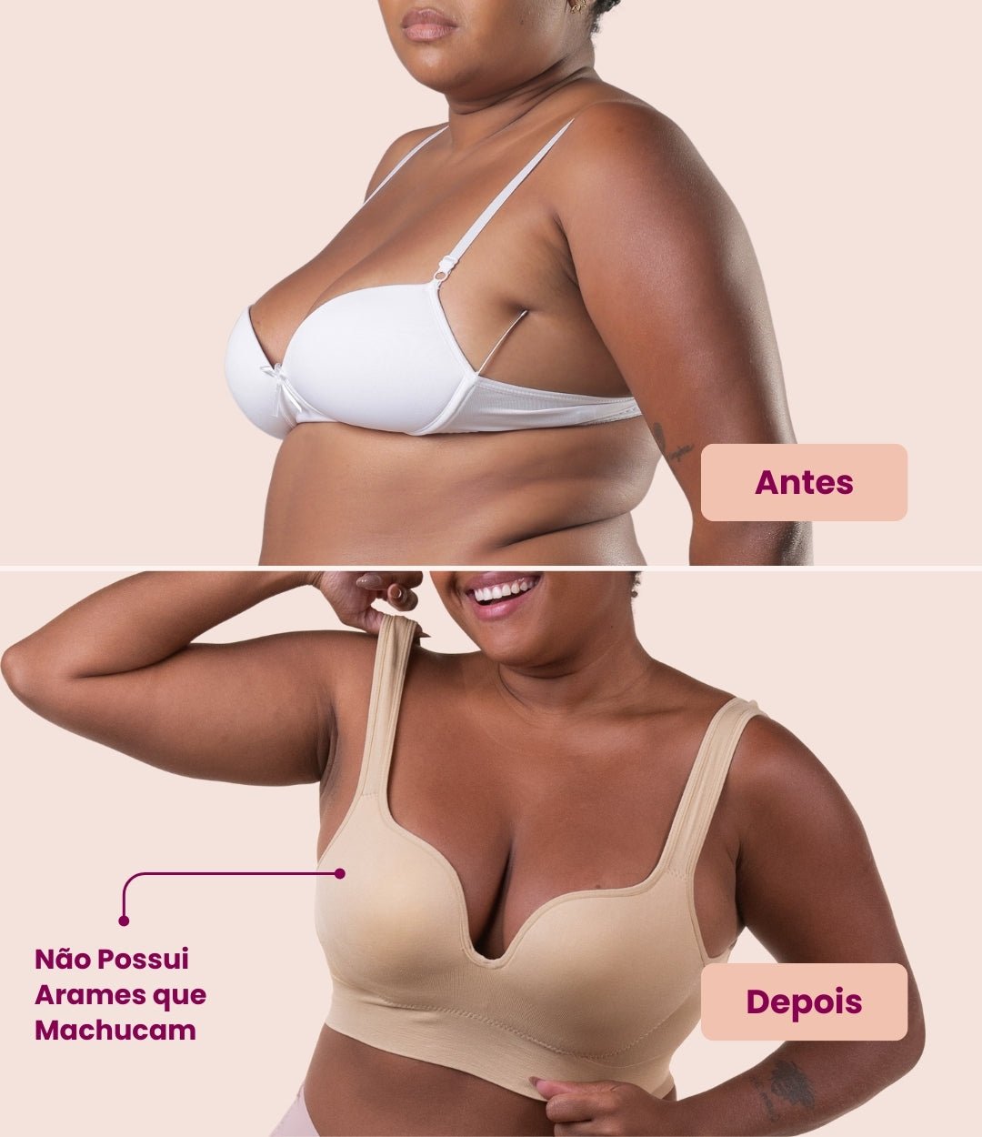 Sutiã Efeito Push Up (50% OFF) - Midastime