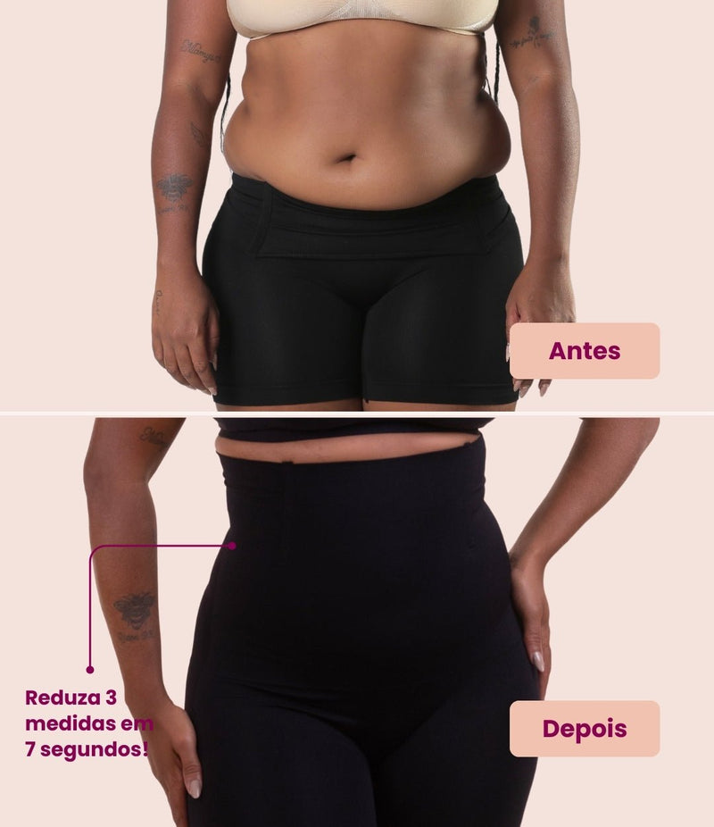 Antes e depois: Barriga lisa na hora